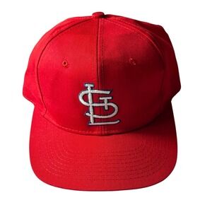 Vintage St. Louis Cardinals Eds Red West MLB Snapback Baseball Cap Hat One Size